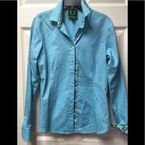 UEC, C.Wonder blue blouse